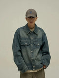 Ouzey Vintage Basic Denim Jacket