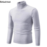 Ouzey 2024 Autumn/Winter Solid Color Polo/Turtle Neck Sweater Men Fashionable Simple Casual Knitted Top Trendy Youth Base Layer Top