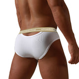 Ouzey  Brand New Man Underwear Men Briefs Back Hollow Out Men's Panties Cotton Close Fit Breathable Slip Homme OR6106