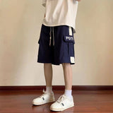 Ouzey Shorts for men in summer hot style printed loose outer wear sports versatile mid-waist fashion brand ins five-point pants trend