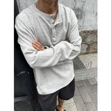 Ouzey Korean large size t-shirt sweatshirt long sleeve men's and women's loose spring and autumn style men clothing y2k top emo shirt