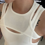 Ouzey Cutout Tank Top