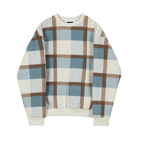 Ouzey 3472 WOOLEN KNITTED PLAID SWEATER