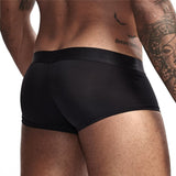 Ouzey  Men  Underwear Ice Silk transparent Mesh Homme Breathable Cuecas Masculinas Calzoncillos Hombre Slip Boxershorts