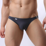 Ouzey New Men's Briefs  Fashion Underwear Bikini Side Metal Buckle Underwear Men Briefs High Quality B1146