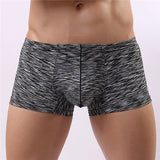 Ouzey Boxers Shorts Men Underwear Cueca Low Rise Panties Breathable U Convex Pouch Underpants masculina Men's Clothes Boxer M-XXL