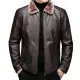 Ouzey 2024 New Topthickened Fleece Jacket Autumn/winter Men's Leather Pu Jacket Business Casual Square Collar Fashionable