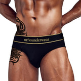 Ouzey  Brand New Man Underwear Men Briefs Back Hollow Out Men's Panties Cotton Close Fit Breathable Slip Homme OR6106