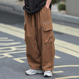 Ouzey Retro Casual Cargo Pants