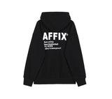 Ouzey 5047 BLACK LETTER HOODIE