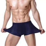 Ouzey 5XL Plus Size Men's Panties Male Underpants Man Pack Shorts Boxers Underwear Slip  Bamboo Hole Breathable Modal  Mens Boxer