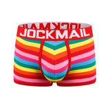 Ouzey Boxer Men  Underwear Cotton Rainbow Mesh Thermal Underpants Shorts Pijama Cuecas Masculinas Calzoncillos Hombre Slip