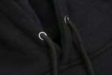 Ouzey 5047 BLACK LETTER HOODIE