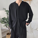 Ouzey Lazy Drape Solid Shirt