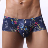 Ouzey U Pouch Briefs Bulge U Pouch Panties Men's  Printed Lingerie Low Rise Men's Underwear Fashion s Low Waist Underpants