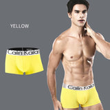 Ouzey FAN SWEET Fashion Letter Printing Men's Boxer Underwear Breathable Boxershorts 3D Pouch Shorts Male Panties Tanga