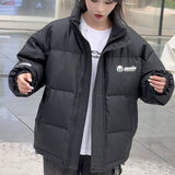 Ouzey 2024 Winter New Men's and Women's Standing Collar Trendy Brand Down Jacket Fashionable Loose Trendy Couple Down Jacket 920