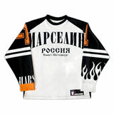 Ouzey 2024 Россия Jersey Y2K Sweatshirt Harajuku Hip Hop Letters Oversized Pullover Sweatshirt Men Women Breathable Long Sleeve Top