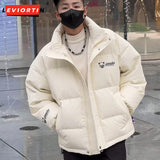 Ouzey 2024 Winter New Men's and Women's Standing Collar Trendy Brand Down Jacket Fashionable Loose Trendy Couple Down Jacket 920