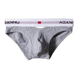 Ouzey 90s Streetwear 0850 Brand Comfortable Men Underwear Briefs U Convex Cuecas Breathable Mesh Man Underpants Cotton Low Waist  Men's Panties