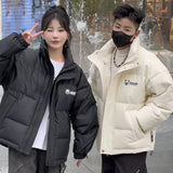 Ouzey 2024 Winter New Men's and Women's Standing Collar Trendy Brand Down Jacket Fashionable Loose Trendy Couple Down Jacket 920