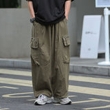 Ouzey Retro Casual Cargo Pants