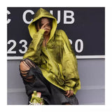 Ouzey 90s Streetwear Y2k Oversized Hoodie Hip Hop Punk Tie Dye Sports Long Sleeved Hoodie Printed Pullover Couple Sweatshirt Jacket Goth Streetwear