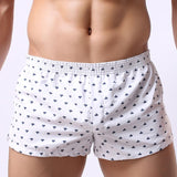 Ouzey Men Boxer Shorts Underwear Cotton Underpants Breathable Solid Color Home Underpants Sleepwear Cueca Boxer Para Hombre