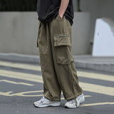 Ouzey Retro Casual Cargo Pants