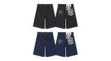 Ouzey American West Coast Denim Shorts Men's Summer 2024 New Fashion Brand Loose Washed Cut Casual Pants