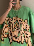 Ouzey Men's Graffiti Letter Graphic Tee