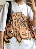 Ouzey Men's Graffiti Letter Graphic Tee