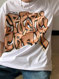 Ouzey Men's Graffiti Letter Graphic Tee