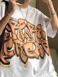 Ouzey Men's Graffiti Letter Graphic Tee