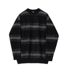 Ouzey 90s Streetwear 10283 Contrast Striped Sweater