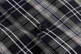 Ouzey 11033 Plaid Button-Up Shirt